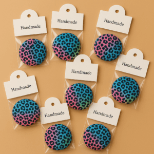 Rainbow Cheetah Print Coasters 2 Pack